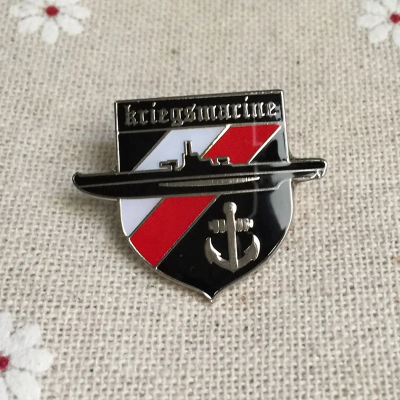 30 шт. для второй мировой войны, Германии, военной армии, эдельвейса, значок, меч, Череп, знаки отличия, советская u-лодка, Люфтваффе, ВВС, стука, джунгли, Нагрудный значок - Цвет: U boat