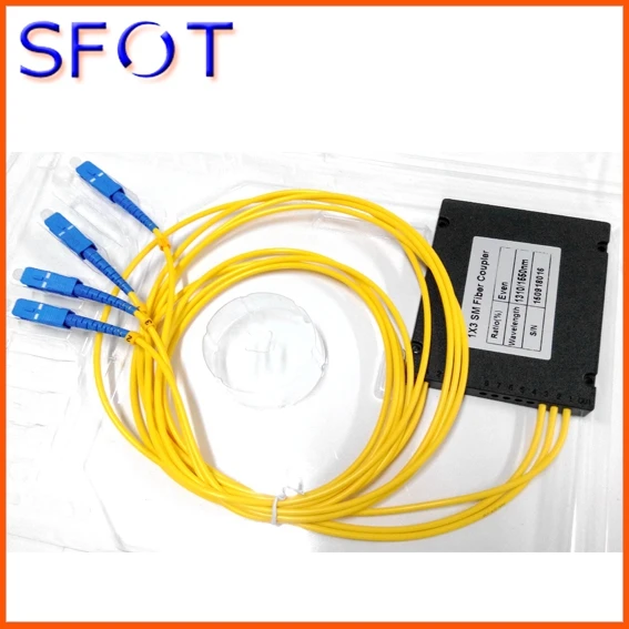 Оптоволоконный сплиттер FBT 1*3 три оконный соединитель с разъемами SC/UPC | Мобильные