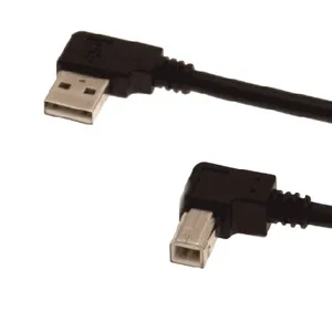

Jimier CY Cable Left Angled USB 2.0 A Male to B Male Right Angled 90 Degree Printer Cable 100cm