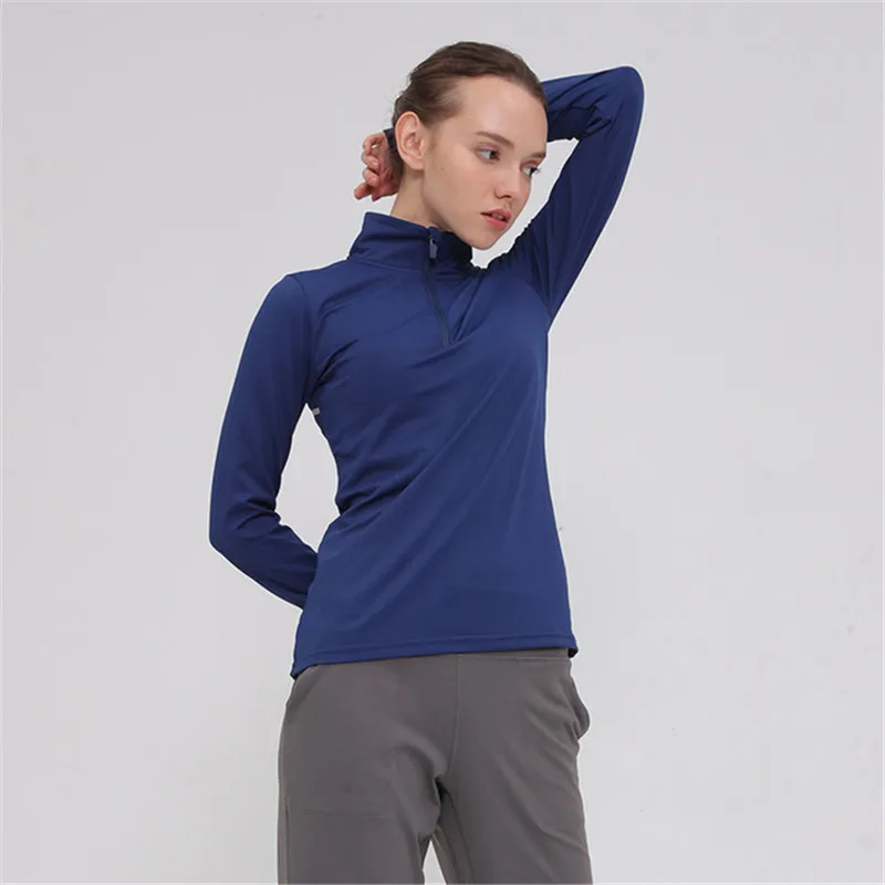 Женская спортивная куртка ESHINES на молнии с длинным рукавом для занятий йогой