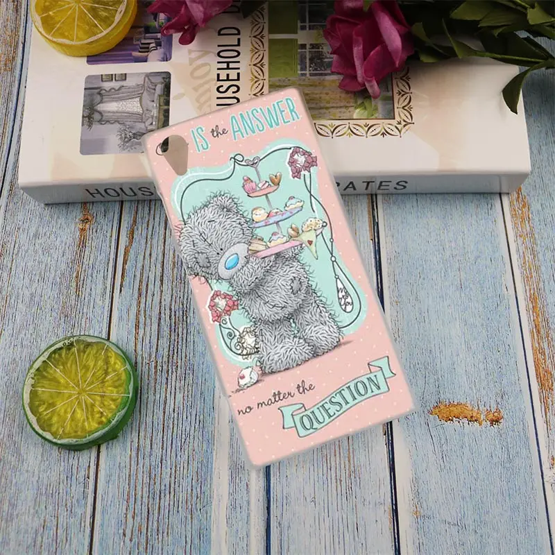 Binful Cute Me To You Bear Прозрачный чехол для Sony Xperia Z3 Z5 Premium M4 Aqua M5 X XA XA1 C4 C5 E4 E5 XZ XZ2 Compact Plus |
