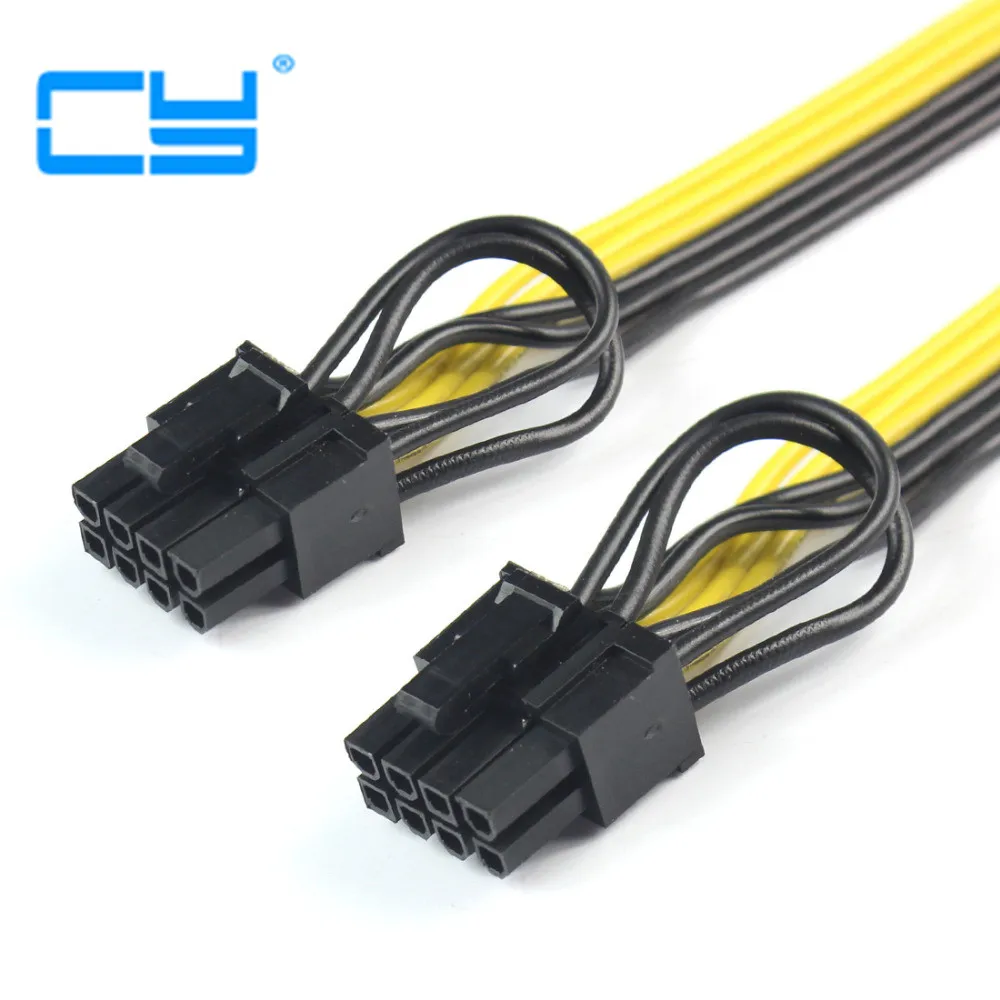 Molex 8 pin PCI Express к 2 x PCIe (6 + 2) Материнская плата графическая видеокарта e VGA сплиттер