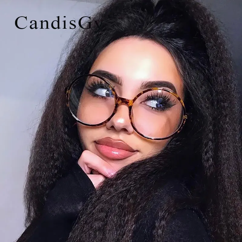 Женские леопардовые солнцезащитные очки брендовые дизайнерские прозрачные с