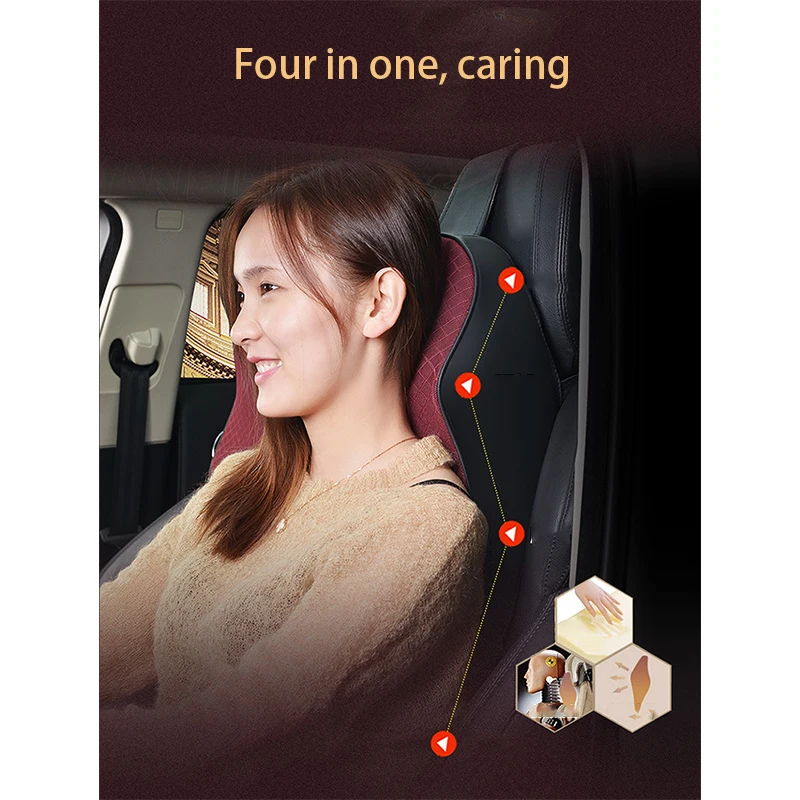 Brand New Space Memory Cotton Car Seat Head Neck Rest Cushion Support Pillow Universal Single pcs Headrest Waist | Дом и сад