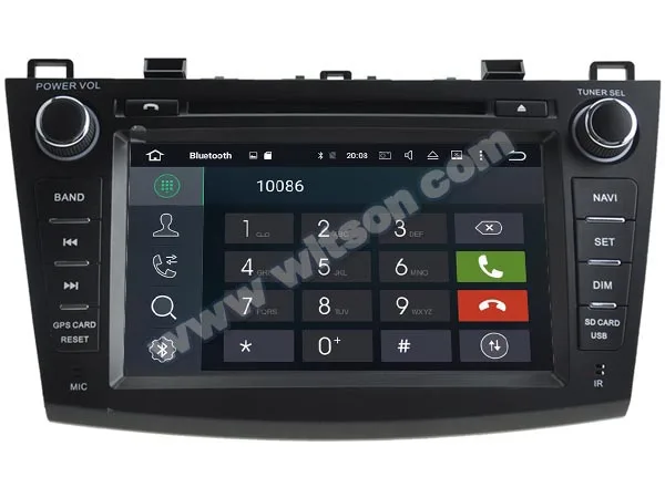 WITSON Android 10 CAR RADIO GPS FOR MAZDA 3 2010-2011 Car Multimedia Player Stereo AutoAudio Navigation DVD Video Carplay | Автомобили и