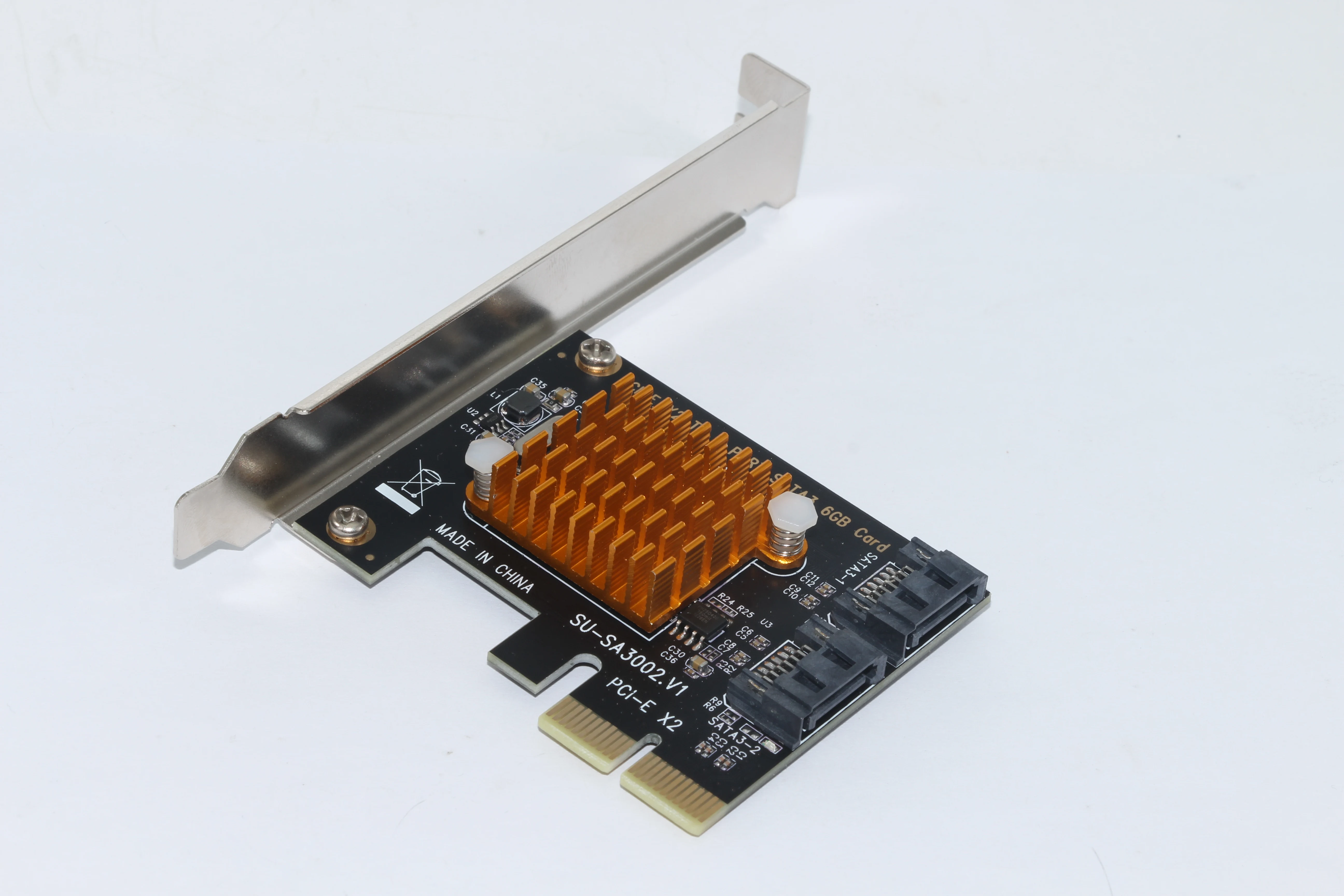 

Плата расширения PCI Express на SATA 3,0, 2 порта SATA III, 6 Гбит/с