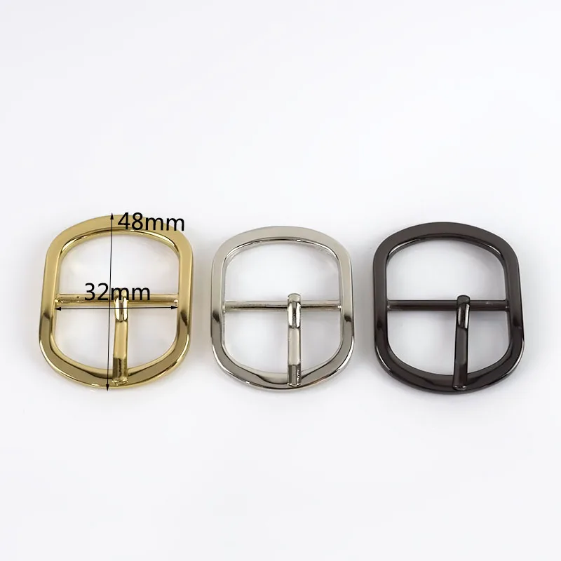 32mm Meetee, 5 шт. в партии, 12/18/25/, маленького размера, круглой формы с диаметром 32 мм, металлическая пряжка, сумок, обуви, ремень с пряжкой поделки кожаный отрегулировать ролик булавки в виде спускового аксессуар - Цвет: 32mm