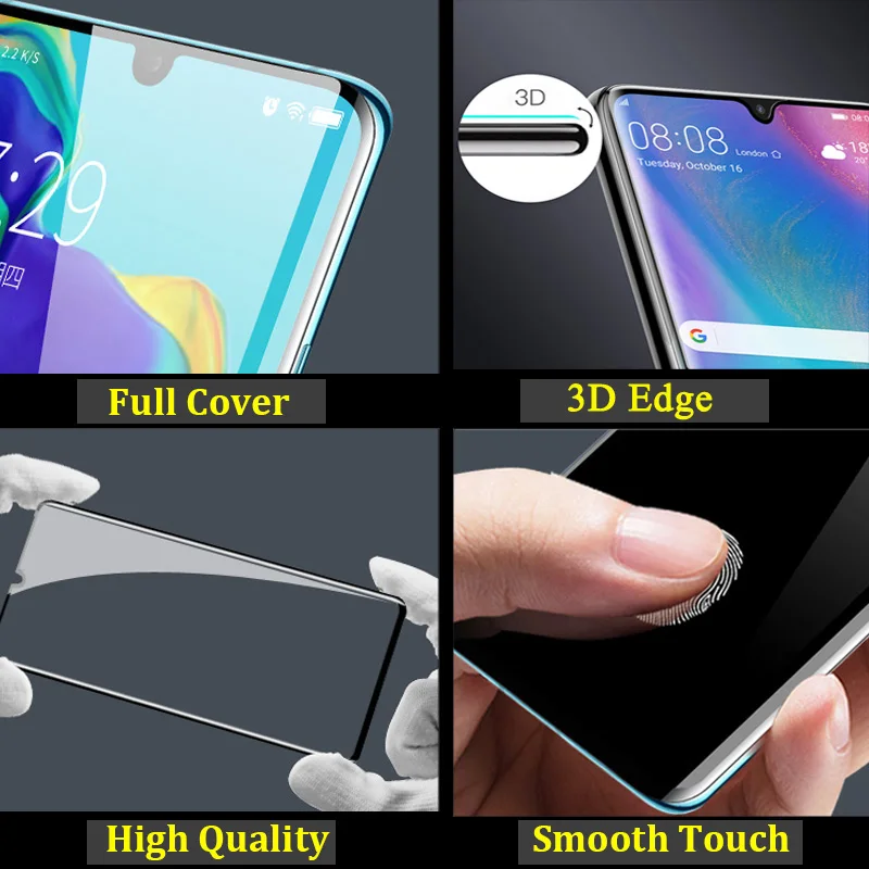 3D защитный лист для Huawei P30 Plus Lite Light Huwai P 30 P30plus P30lite защита экрана Huwei закаленное