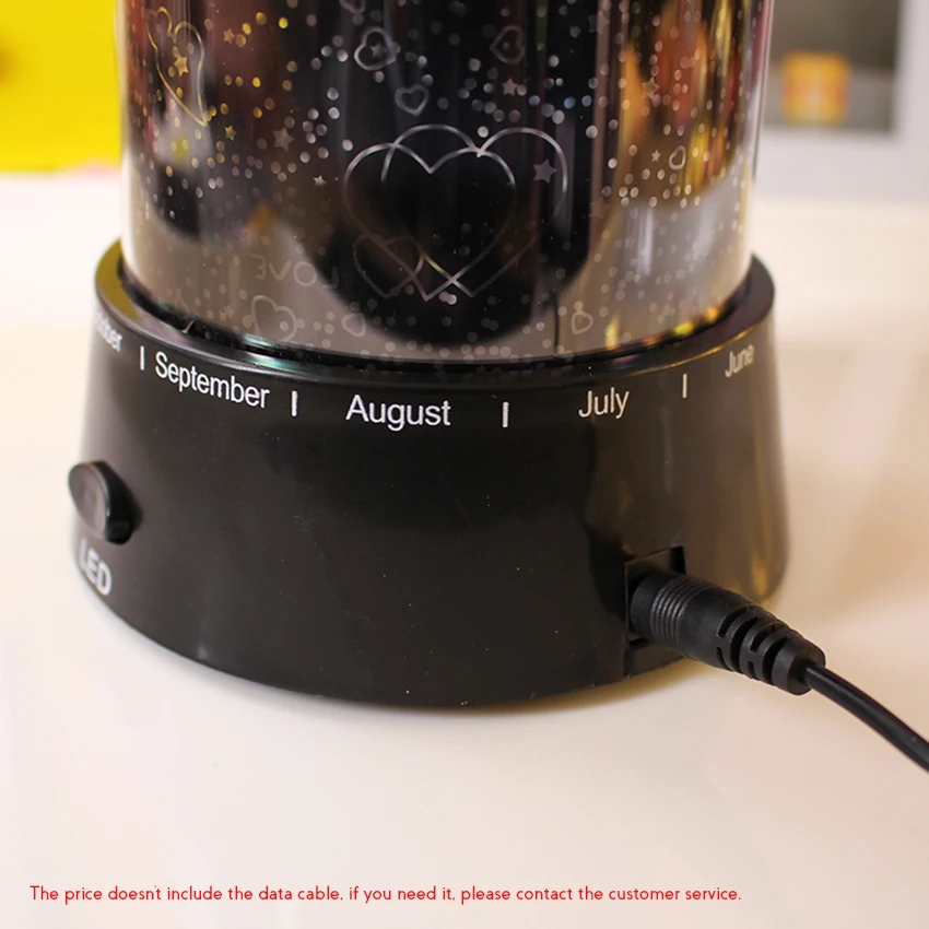 LED Night Light Projector Starry Sky Star Moon Appy Birthday Master Children Kids Baby Sleep Colorful Projection Lamp Lights | Лампы и