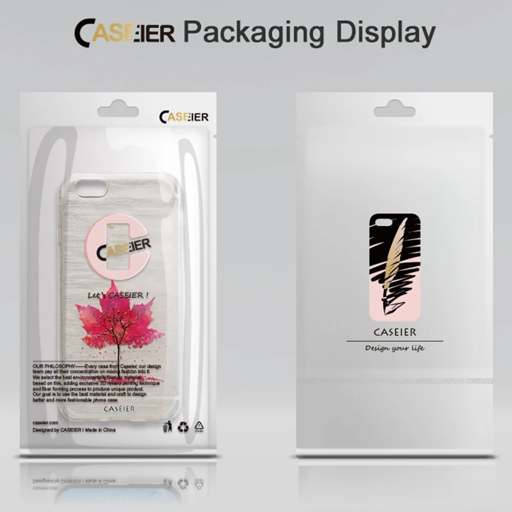 CASEIER Autumn Leaves Pattern Case For iPhone X 7 8 6 6S Plus Ultra-thin Soft TPU Phone 5S 5 SE Back Cover | Мобильные телефоны и