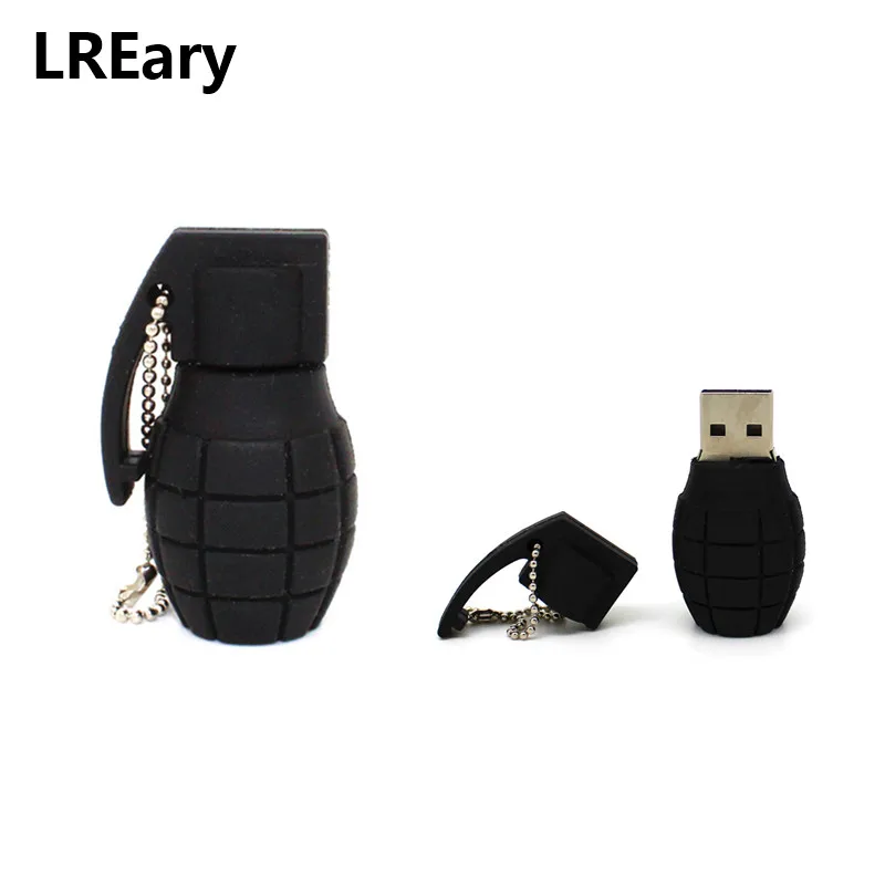 Новый палец подарок оружие Модель гранаты/пистолет USB флеш-накопитель память