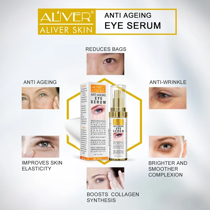 

Eye Serum Cream Anti-Aging Anti Puffiness Eyes Care Essence Cream For Remover Dark Circle Whitening Firming Skin Care