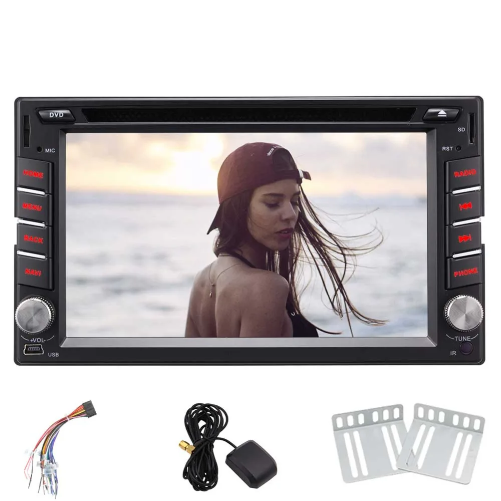 Eincar Android 7 1 4 ядра ГБ Оперативная память 16 Встроенная 6 2 ''стерео навигатор Double Din