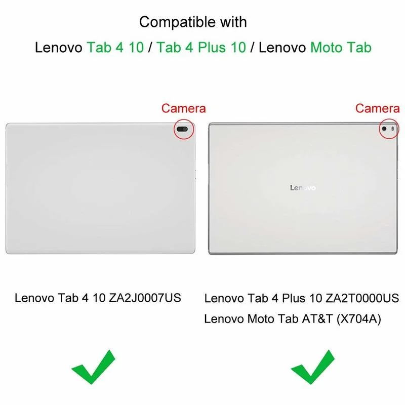10 "чехол для Lenovo Tab 4 ТБ X704F X704L/Plus TB X304F X304l PU кожаный чехол планшета Для TAB4 X704f флип - Фото №1