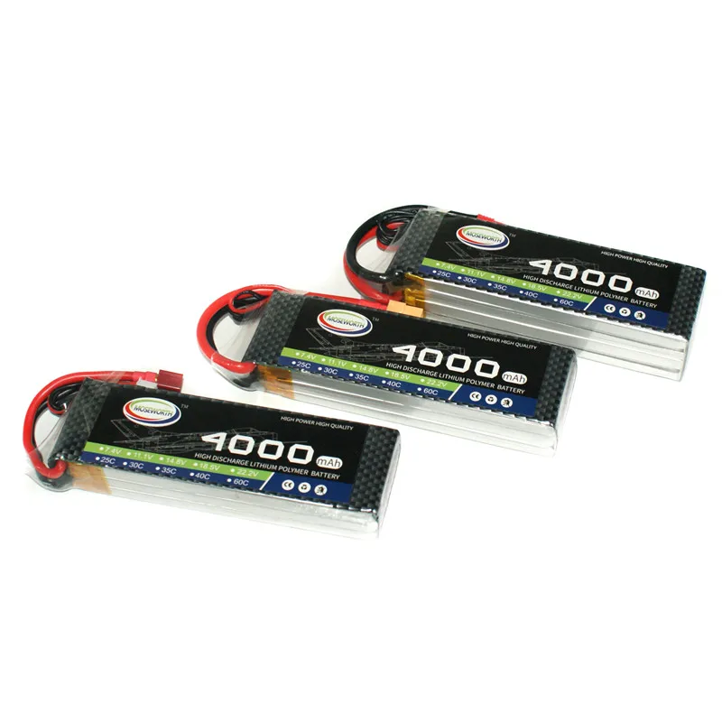 MOSEWORTH RC LiPo батарея 7 4 V 4000 mAh 30C 2 S для самолет вертолет Квадрокоптер Дрон литий