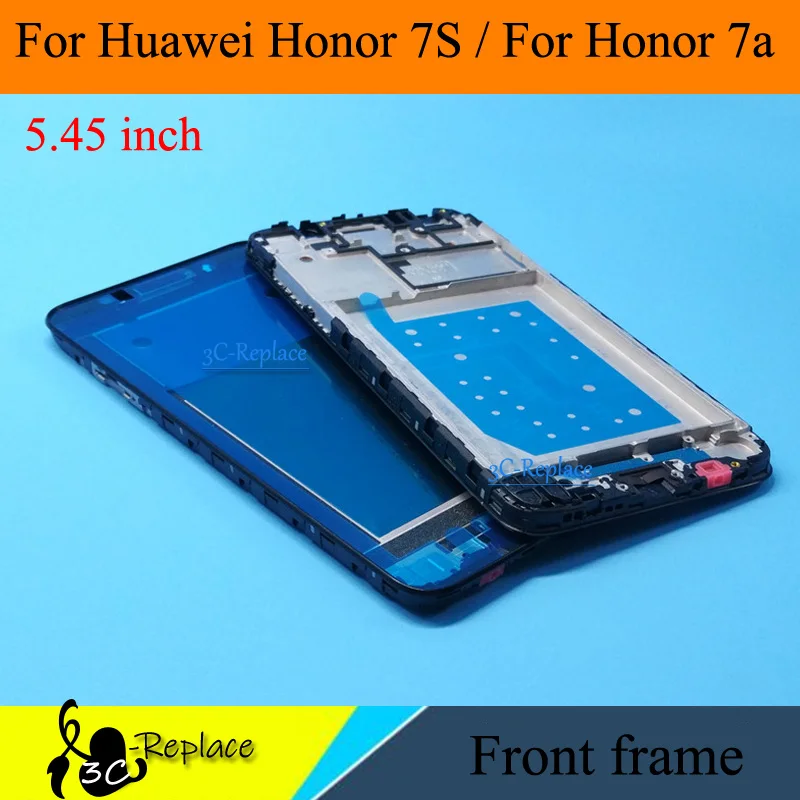 5,45 дюймов для huawei Honor 7 S/для huawei Honor 7a Передняя панель корпуса КОРПУСА ободок ЖК-дисплея Лицевая панель рамка(без ЖК-дисплея
