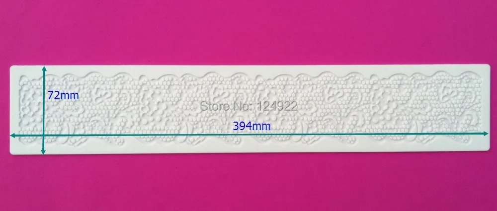 CT-5017 Floret Shapes Lace Soft 100% Platinum Silicone Cake Fondant Embossing Gum Paste Decorating Mold Tool | Дом и сад
