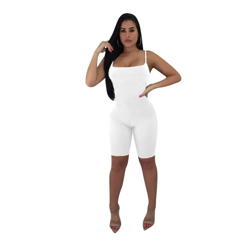 

Skinny Women Playsuit Sexy Strap Night Club Female Bodysuit Multi-color Lady Jumpsuit Overall