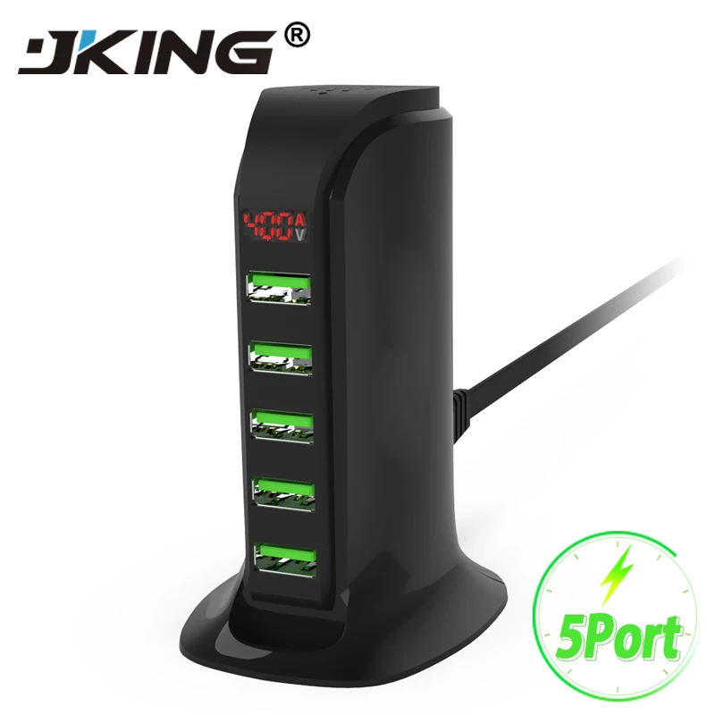 5 Порты и разъёмы зарядное устройство usb multi концентратор светодиодный Дисплей