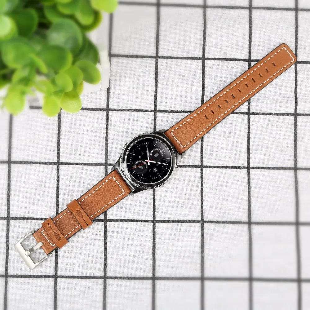Ремешок для часов Samsung Gear S2 из натуральной кожи 20 мм|watch strap|quick release watch strapwristband for |