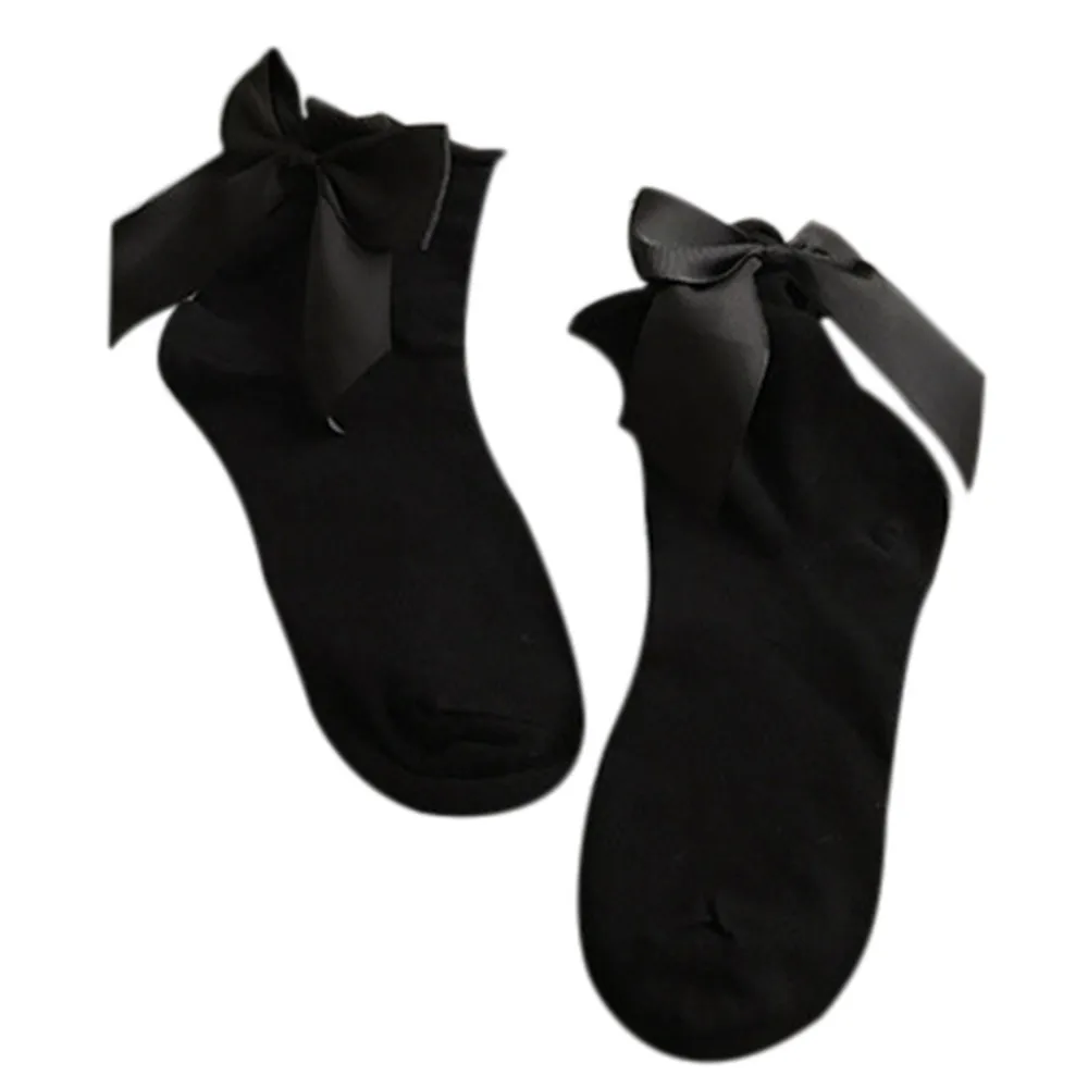 Летние женские модные однотонные красивые носки на каблуке короткие тонкие с