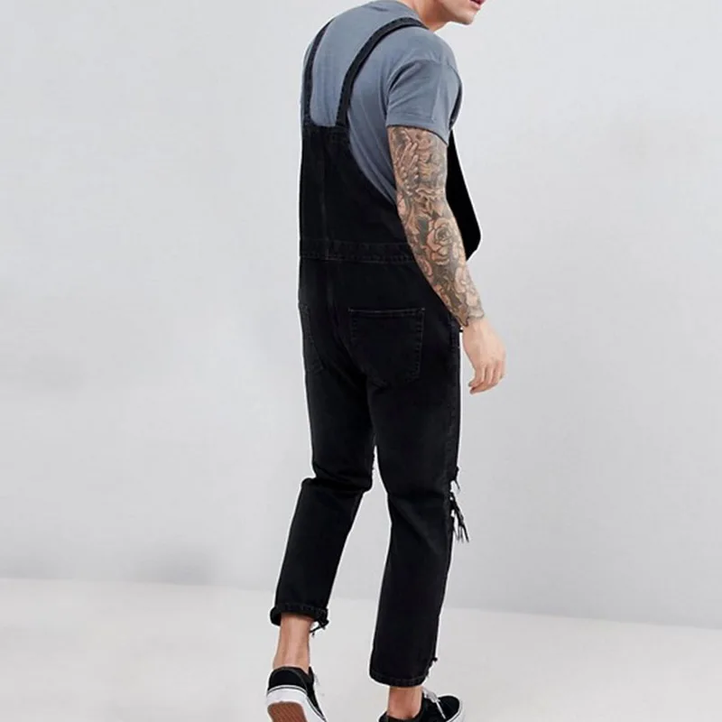 ADISPUTENT2019 Новая мода Для Мужчин's Рваные джинсы комбинезоны Марка New Fashion Hi Street