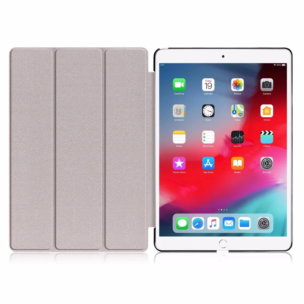 Кожаный чехол Primium для Apple iPad Air 10 5 2019 тройной Магнитный смарт сна Чехол Pro A1701 A1709
