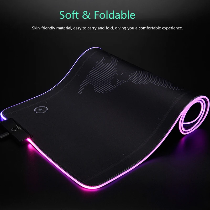 Ajazz AJPADs коврик для мыши RGB мышка с подсветкой 12 световых эффектов