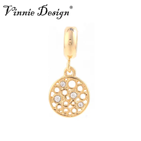 Vinnie дизайнерские ювелирные изделия с кристаллами монета подходят для