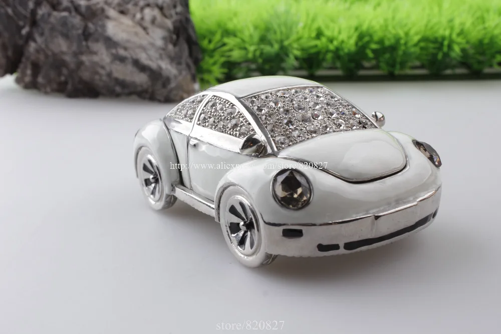 antique European car storage box old car decoration upscale miniature cars crafts jewelry box Metal Car Trinket Box Gift Box
