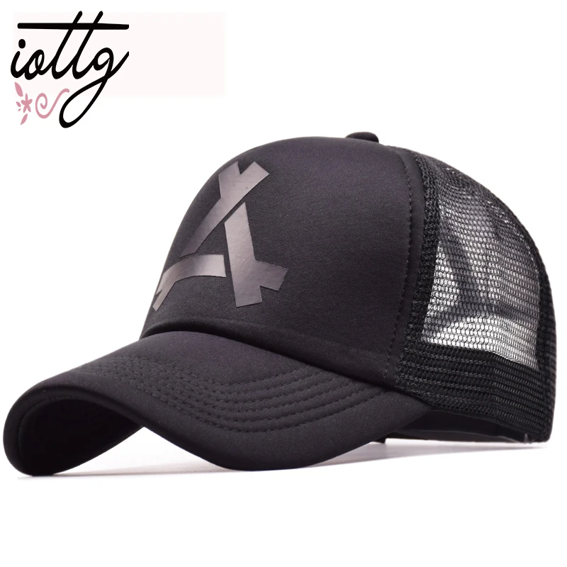 Новые летние сетчатые Бейсбол Кепки спортивной моды Snapback Шапки Кепка тракер