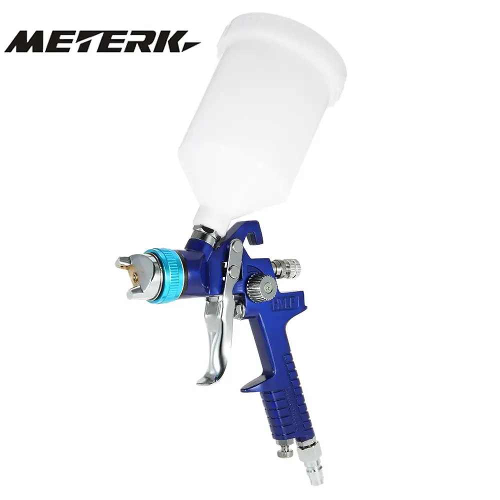 Профессиональный гравитационный пистолет распылитель HVLP с соплом 1 7 мм куб. См