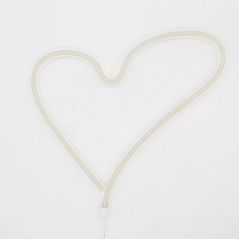 TONGER Neon Night Light Heart AA Battery / USB Operated Lighting For Holiday Party KTV Bar Art Decoration Led | Лампы и освещение