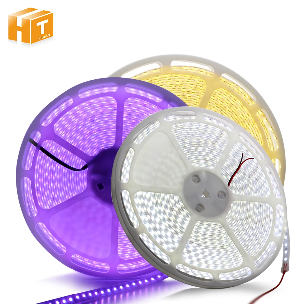 Светодиодная лента 5050 IP67 водонепроницаемая 60 светодиодов/м теплый белый/RGB для