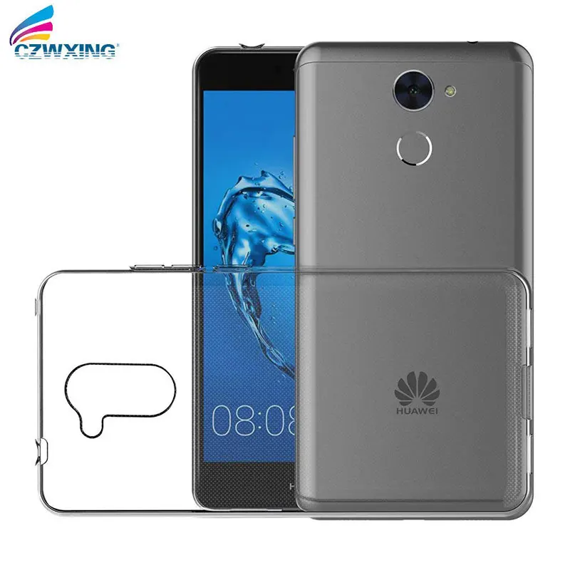 For Huawei Y7 Prime Case 5.5 Silicone Transparent TPU Phone 2017 Y7prime TRT-L21 TRT-L53 Back Cover | Мобильные телефоны и