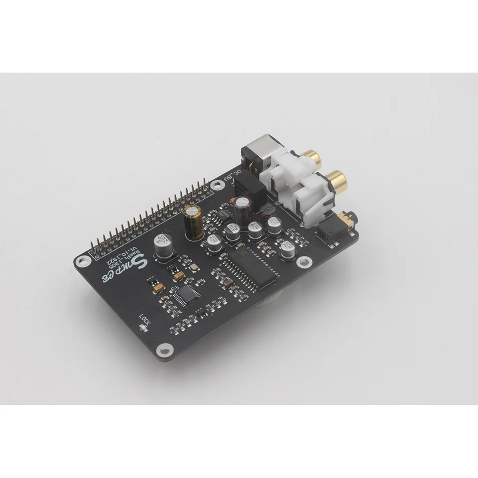TDA1305T декодер ЦАП Плата цифрового вещания сетевой плеер для Raspberry Pi 2B 3B 3B+ декодирование на ies 32 бит 384 кГц DSD128