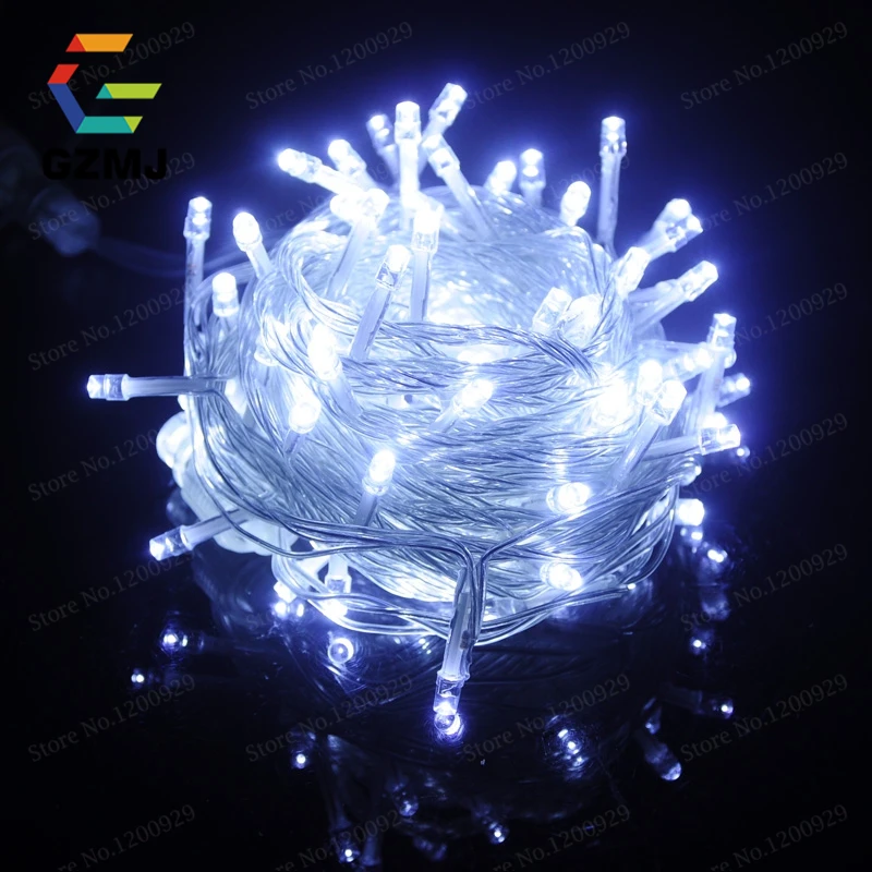 

50M LED Outdoor String Light for Christmas Party Wedding Fairy Light Decorative Blue/RGB/White Christmas 110V 220V EU Plug