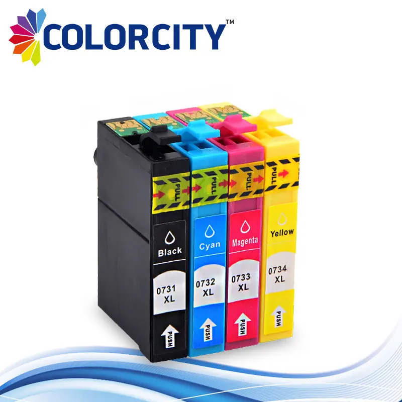 2 комплекта T0731 T0734 чернильный картридж для Epson Stylus C79 C90 C92 CX3900 CX4900 CX4905 CX5600 CX5900F CX6900F