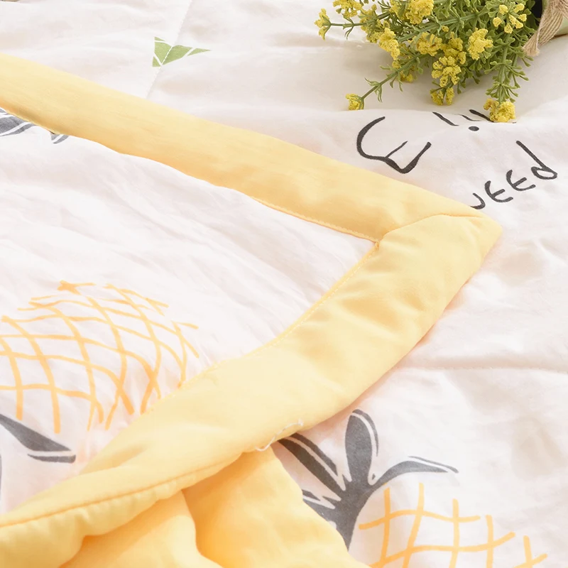 100% одеяло из полиэстера с принтом постельные принадлежности летнее кондиционер