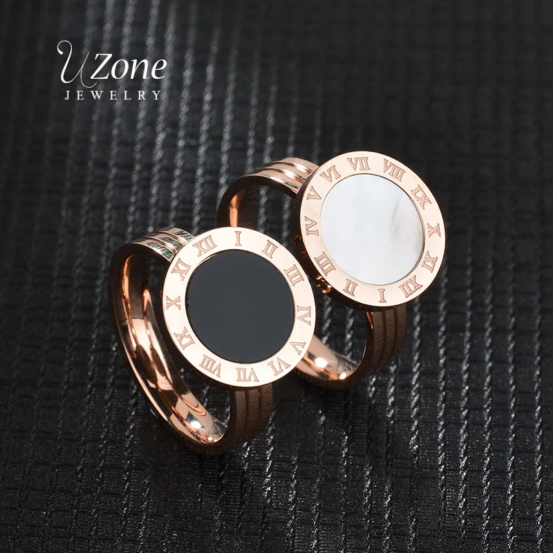 Кольцо миди из нержавеющей стали с римскими цифрами 36 л|midi ring|stainless steel ringbrand rings for