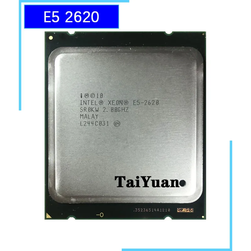 Процессор Intel Xeon E5-2620 E5 2620 2 0 ГГц шестиядерный процессор с 12 резьбой 15 M 95 W LGA 2011 |