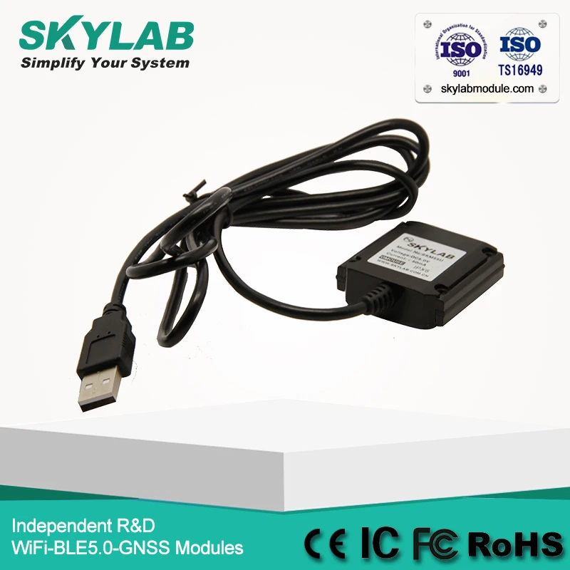 SKYLAB SKM55 MTK3339 чип WAAS/EGNOS USB GPS антенна UART низкая цена GLONASS приемник|gps receiver|glonass gps