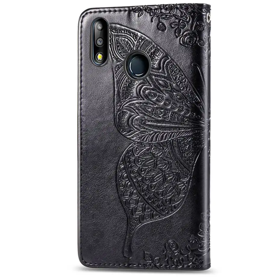 Чехол книжка для Asus Zenfone Max M2 ZB633KL чехол 6 3 дюйма роскошный кошелек из