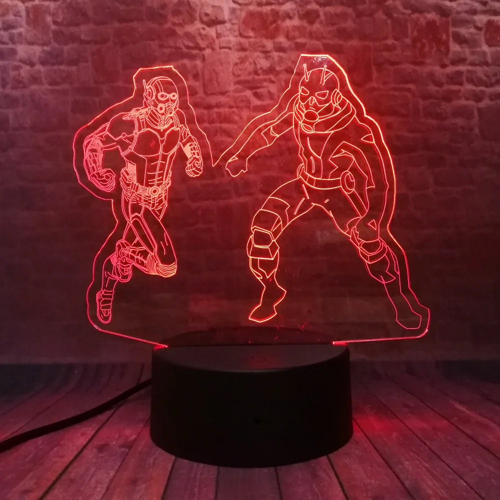3D двойной Муравей Человек супер Marvel фигура Мстителей экшен герой 7 цветов