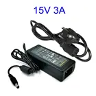 15V3A AC DC адаптер зарядное устройство 15 в 3A 45 Вт выключатель питания постоянного тока 5,5*2,52,1 мм с кабелем переменного тока EUUS