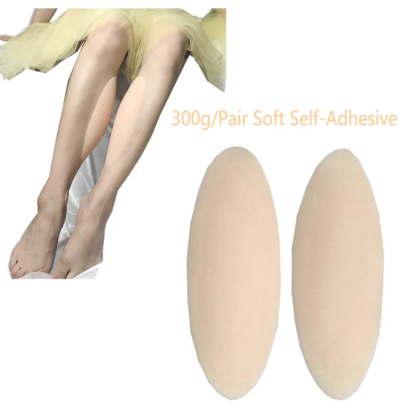 

Ajusen 300g/Pair Leg Correctors Silicone Leg Onlays Soft self-adhesive Pads for Crooked Thin Legs Body Beauty