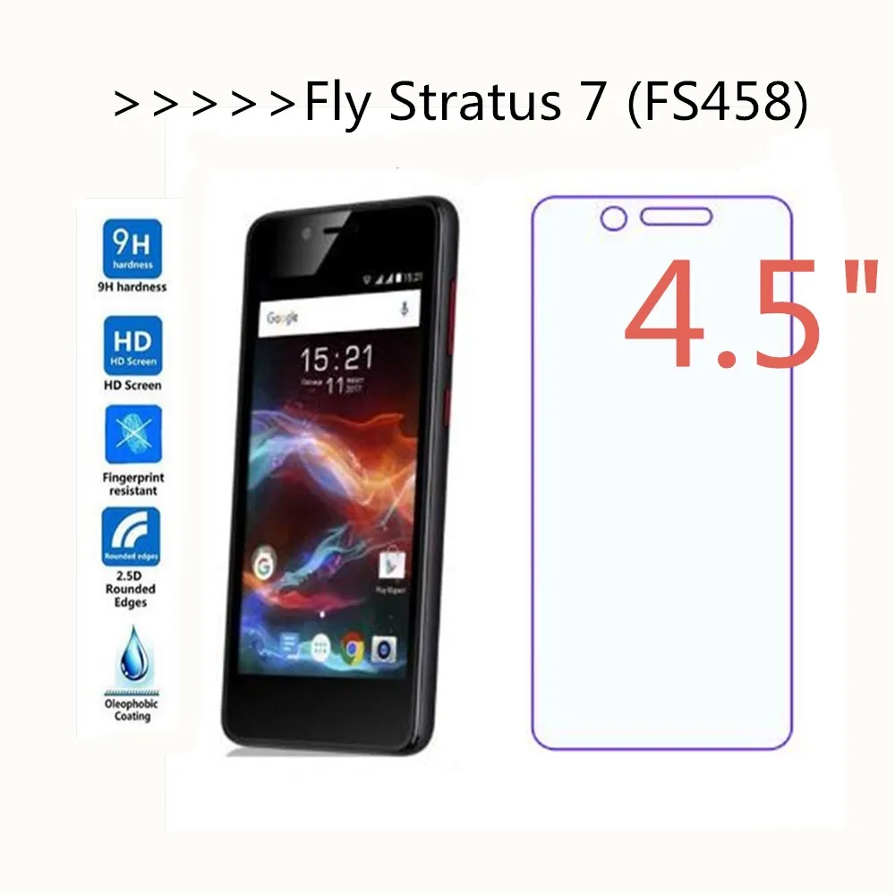 Закаленное стекло для Fly Stratus 7 Fs458 защитная пленка экрана 2 5 9h Защитная Stratus7 Fs 458 |