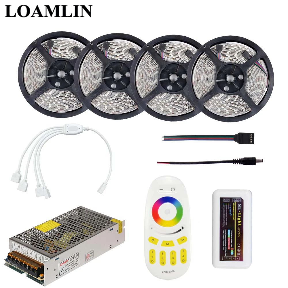 Гибкая светодиодная лента SMD2835/3528 RGB с пультом дистанционного управления Milight