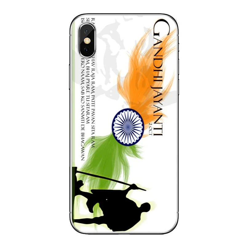 Чехол Mahatma Gandhi для телефона из Индии iPhone 8 7 6s 6 plus XR X XS Max SE 5s 5c 5 4s 4 iPod Touch мягкий