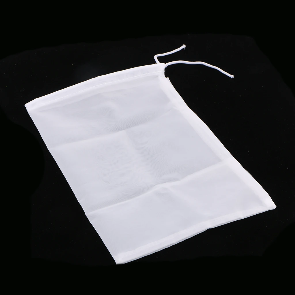 1 шт. многоразовый нейлоновый сетчатый фильтр для молока кофе сока 15x20 см прочный |